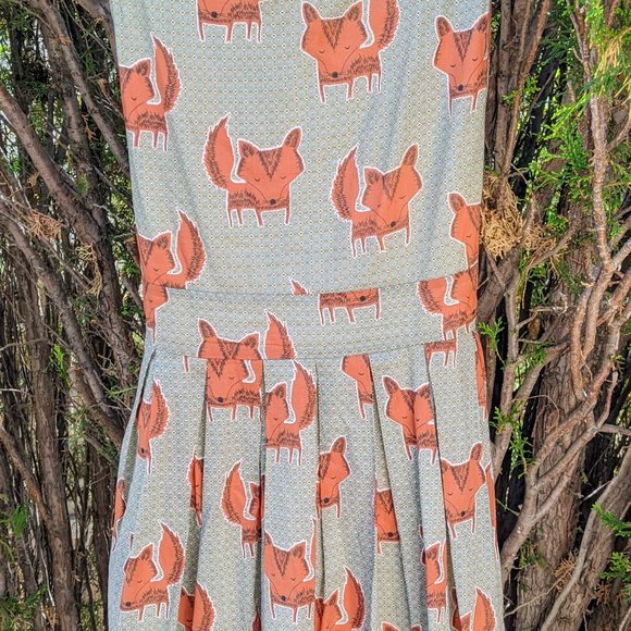 L.A. SOUL Fox Foxy Sleeveless Dress - so cute! - Picture 5 of 5